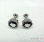 Copy Montblanc Contemporary Cufflinks Black Steel Mont Blanc Cufflinks